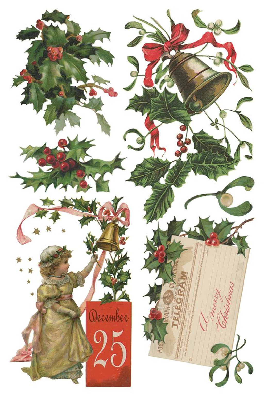 Christmas Joy IOD Transfer Pad 8x12