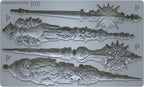 Christmas Tapers IOD mould 6x10