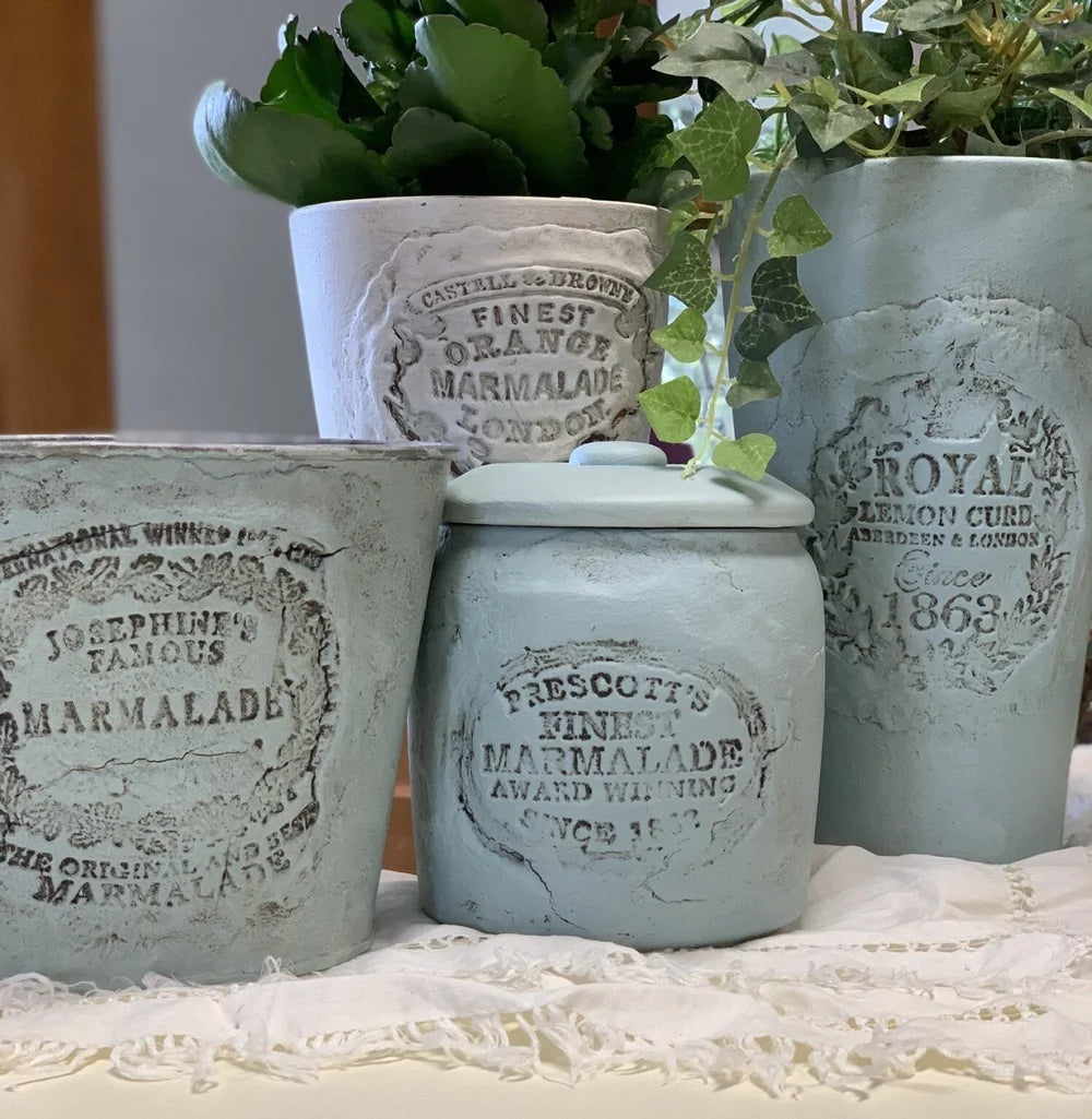 Crockery IOD Stamp 12x12