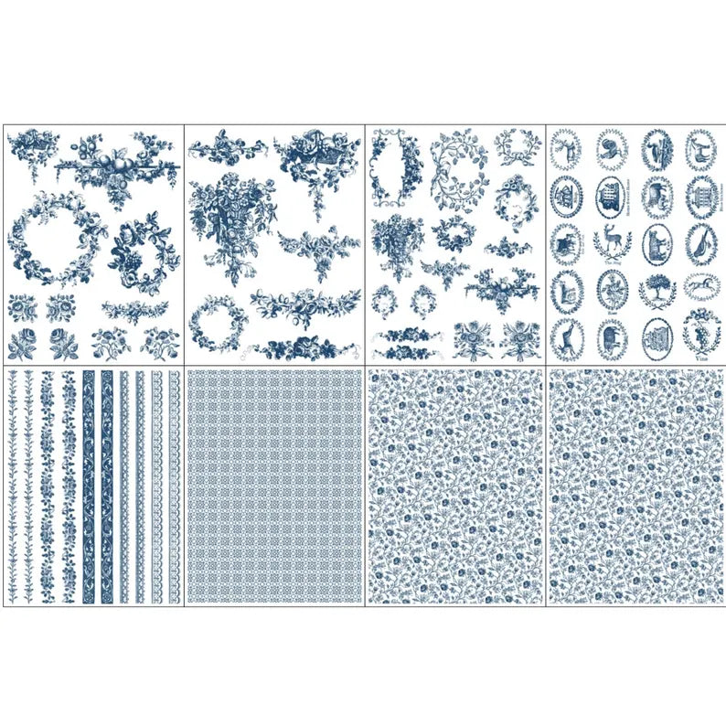 Delft Traditions Azure IOD Paint Inlay 12x16 Pad