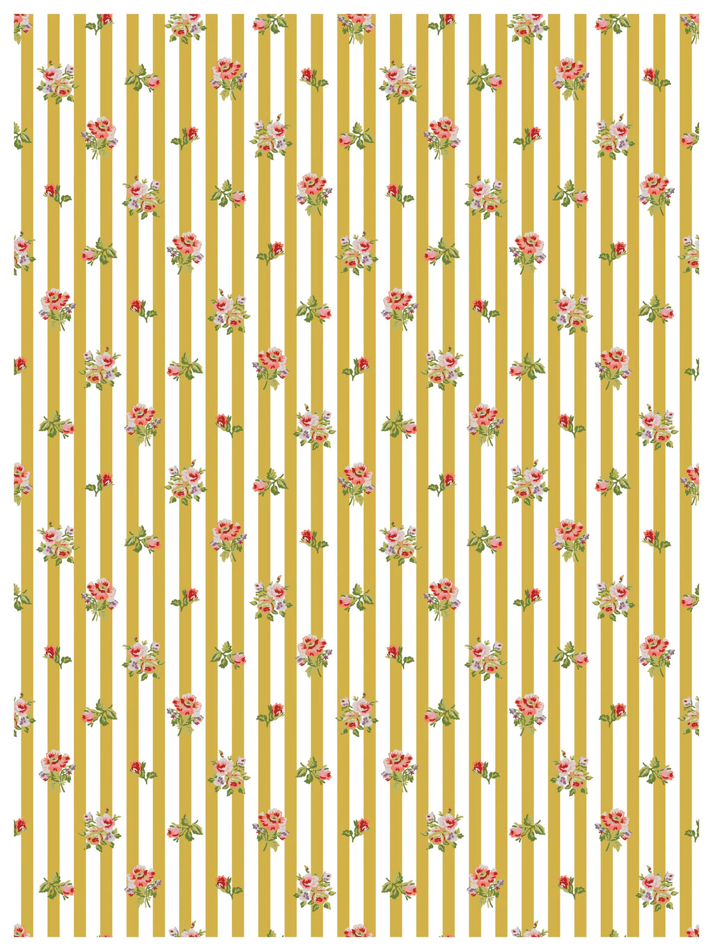 Ditsy Blooms IOD Paint Inlay 12x16 Pad
