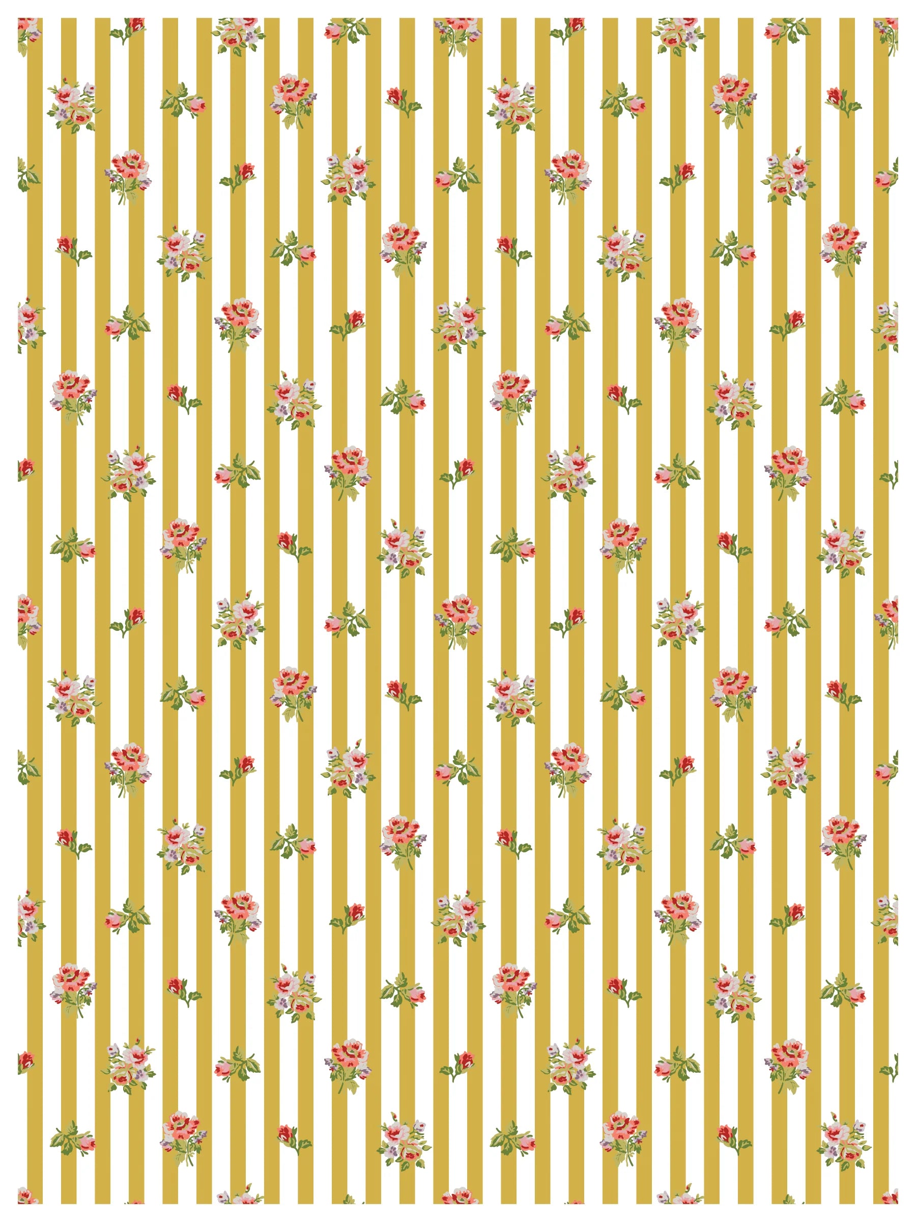 Ditsy Blooms IOD Paint Inlay 12x16 Pad