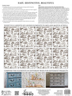 English Toile IOD Transfer Pad 12x16
