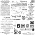 Ephemeral Type IOD Stamp 12x12