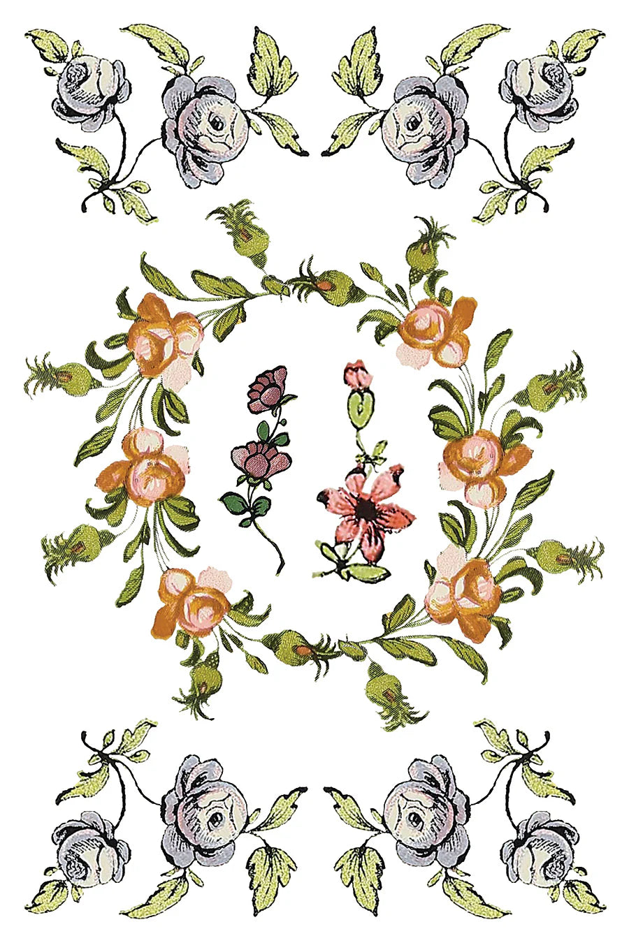 Fairytale Florals IOD Transfer Pad 8x12