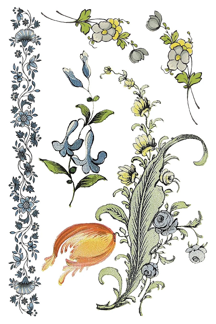 Fairytale Florals IOD Transfer Pad 8x12