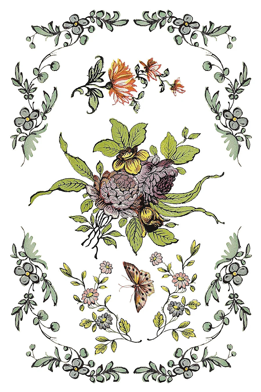 Fairytale Florals IOD Transfer Pad 8x12
