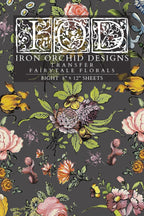 Fairytale Florals IOD Transfer Pad 8x12