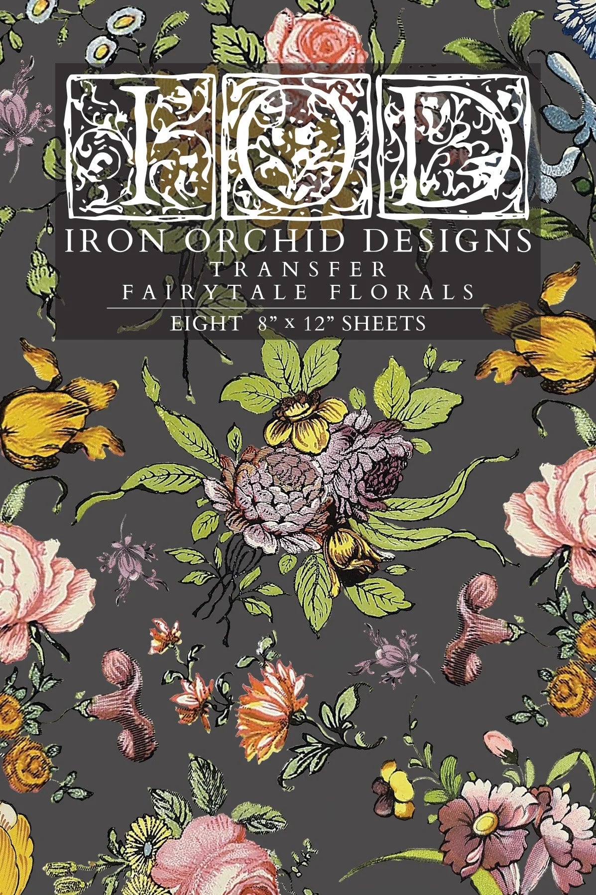 Fairytale Florals IOD Transfer Pad 8x12