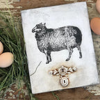 Farm Animals IOD Stamp 12x12