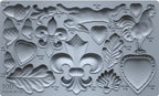 Fleur-de-Lis IOD mould 6x10