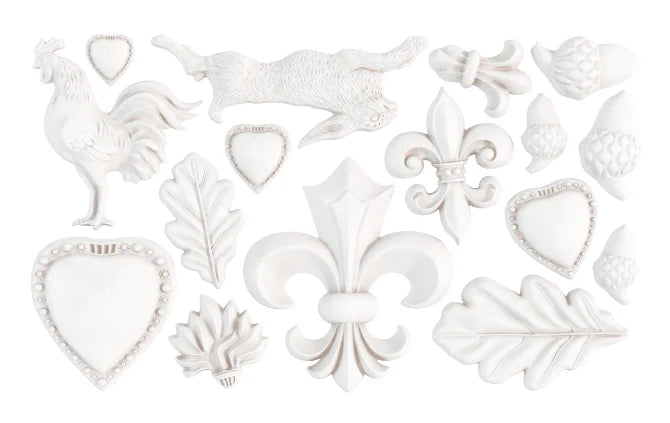Fleur-de-Lis IOD mould 6x10