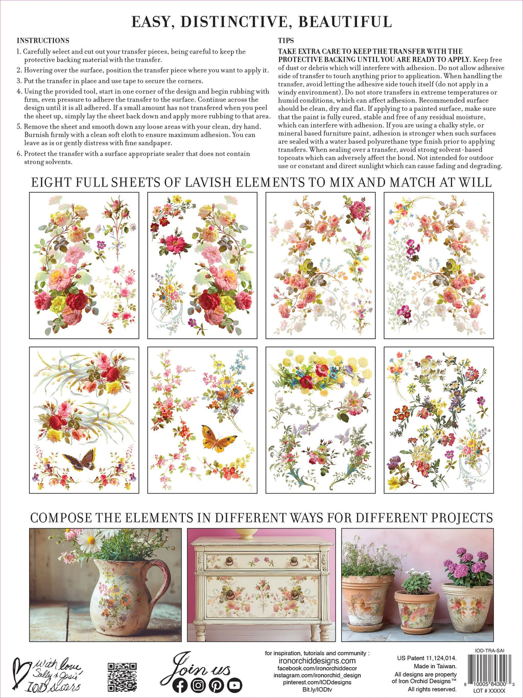 Saint Germain IOD Transfer Pad 12x16