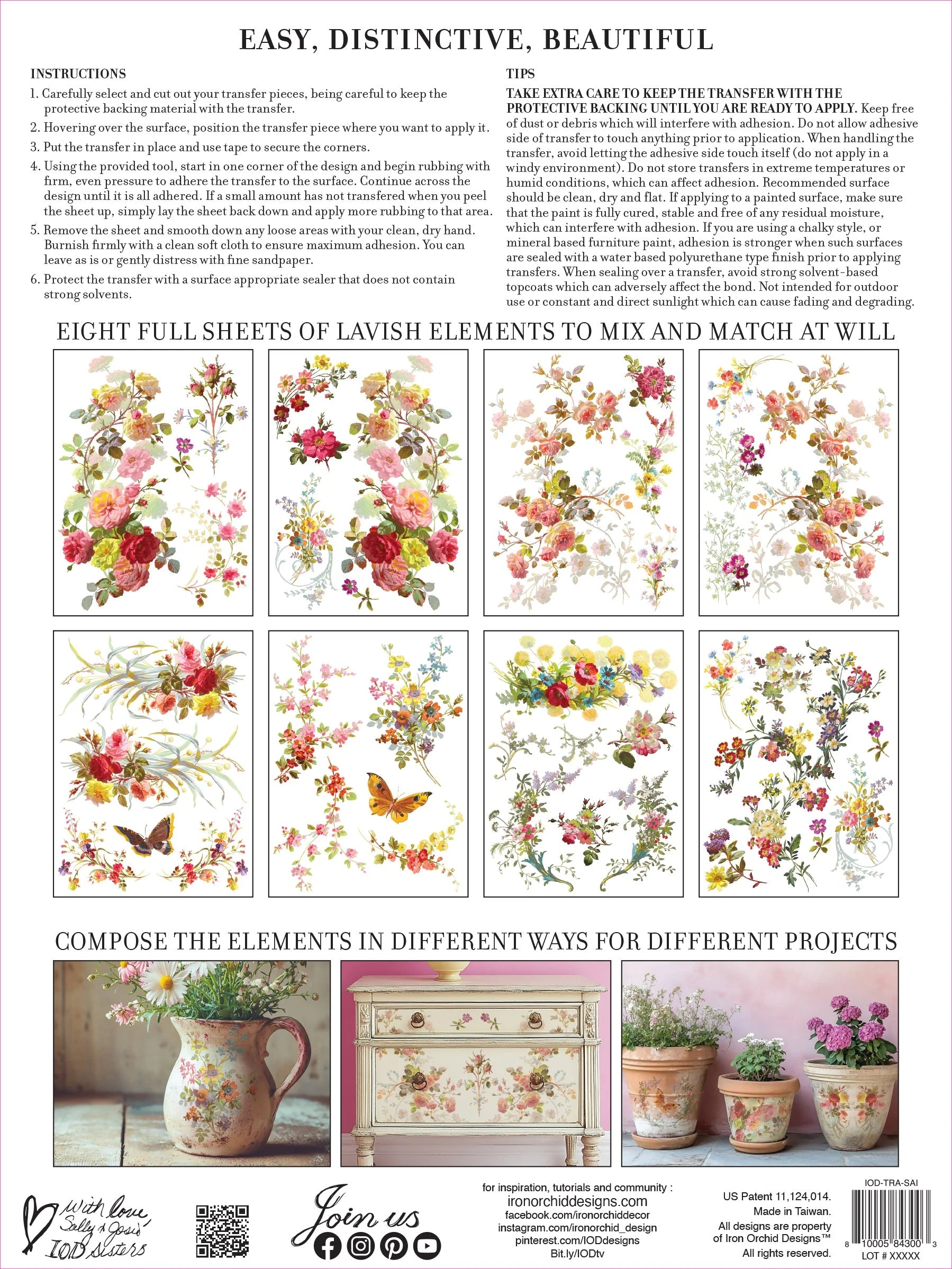 Saint Germain IOD Transfer Pad 12x16