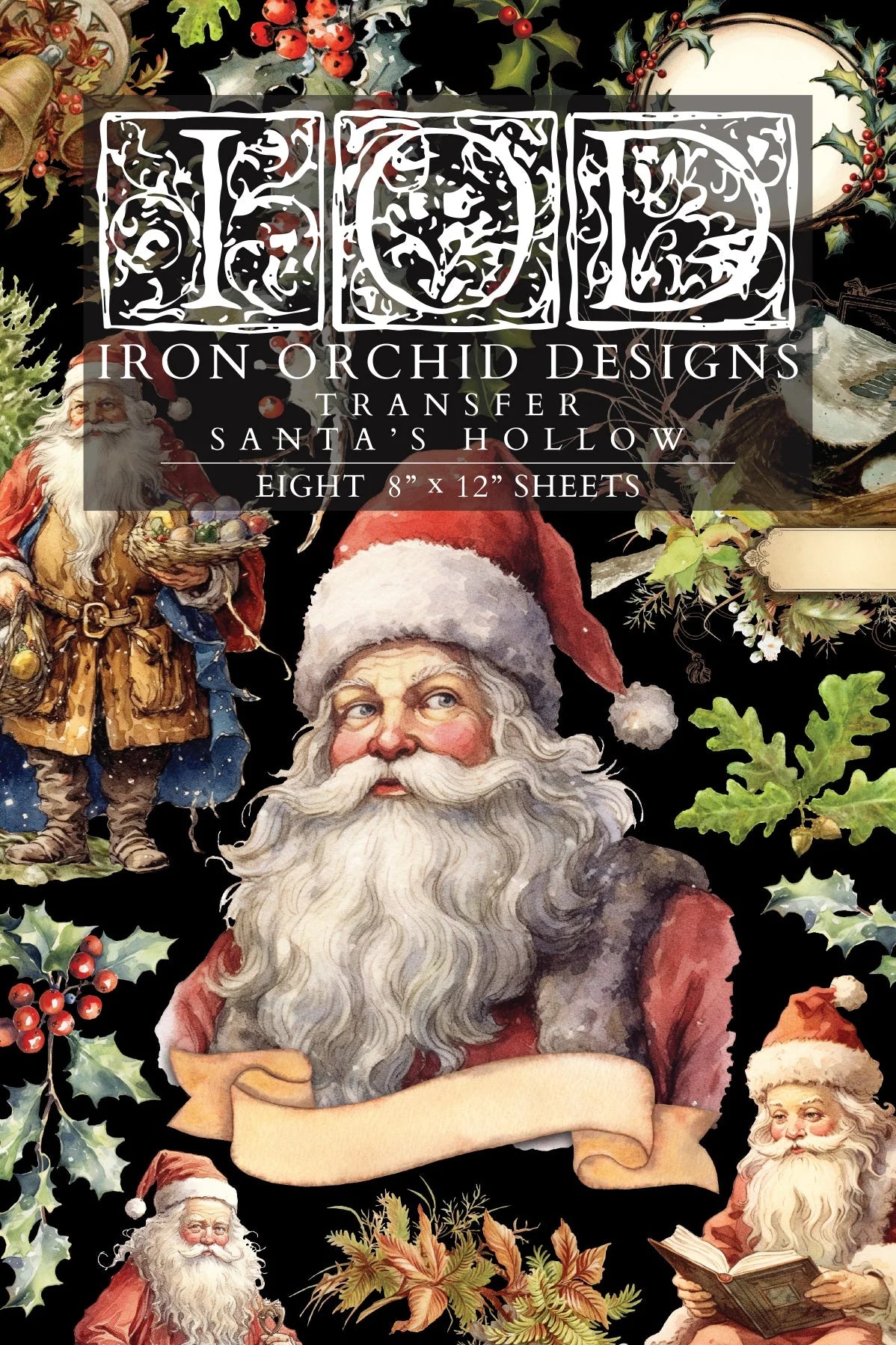 Santa’s Hollow IOD Transfer Pad 8x12