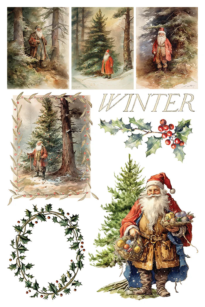 Santa’s Hollow IOD Transfer Pad 8x12
