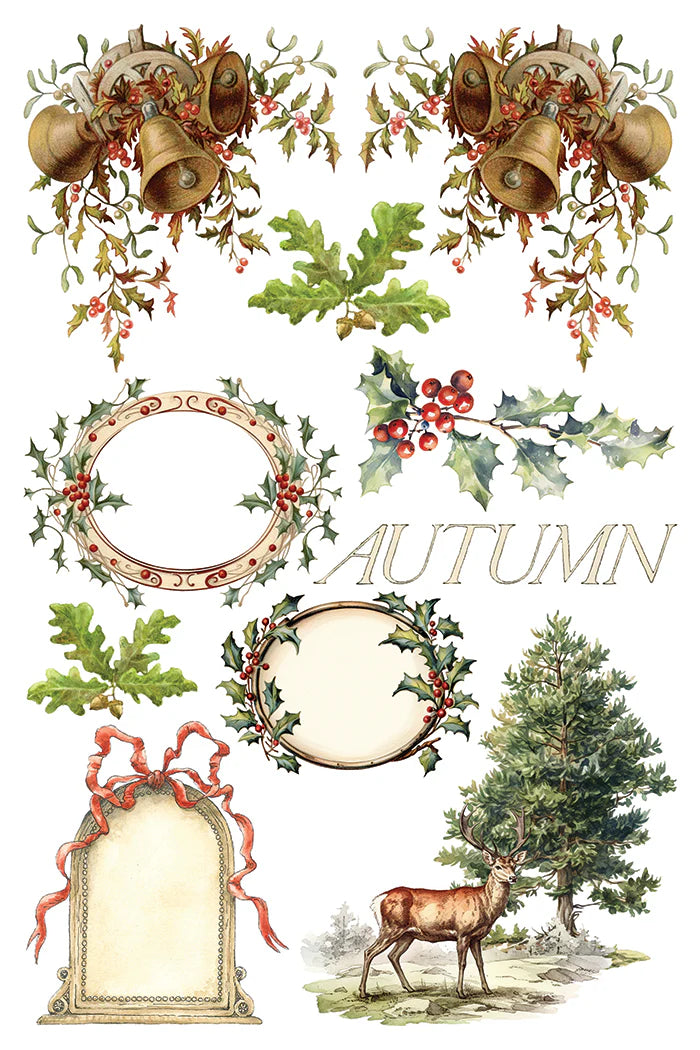 Santa’s Hollow IOD Transfer Pad 8x12