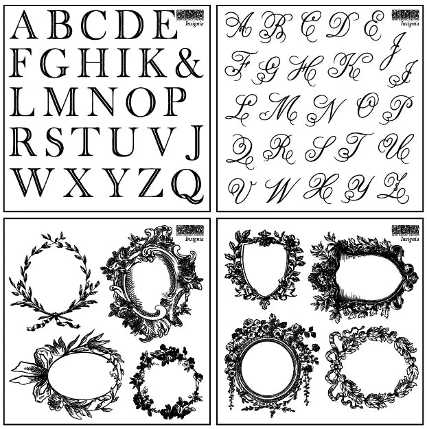 Insignia IOD 6x6 Stamp (4 sheets - boxed)