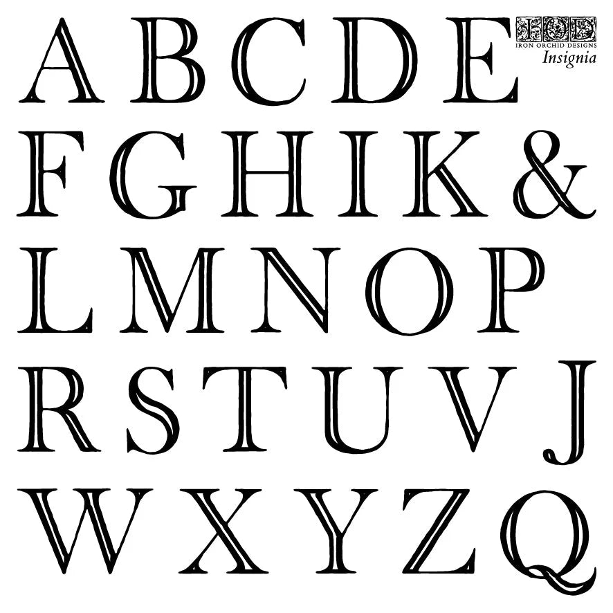Insignia IOD 6x6 Stamp (4 sheets - boxed)