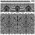 Lace IOD Stamp – shows black lace stamp