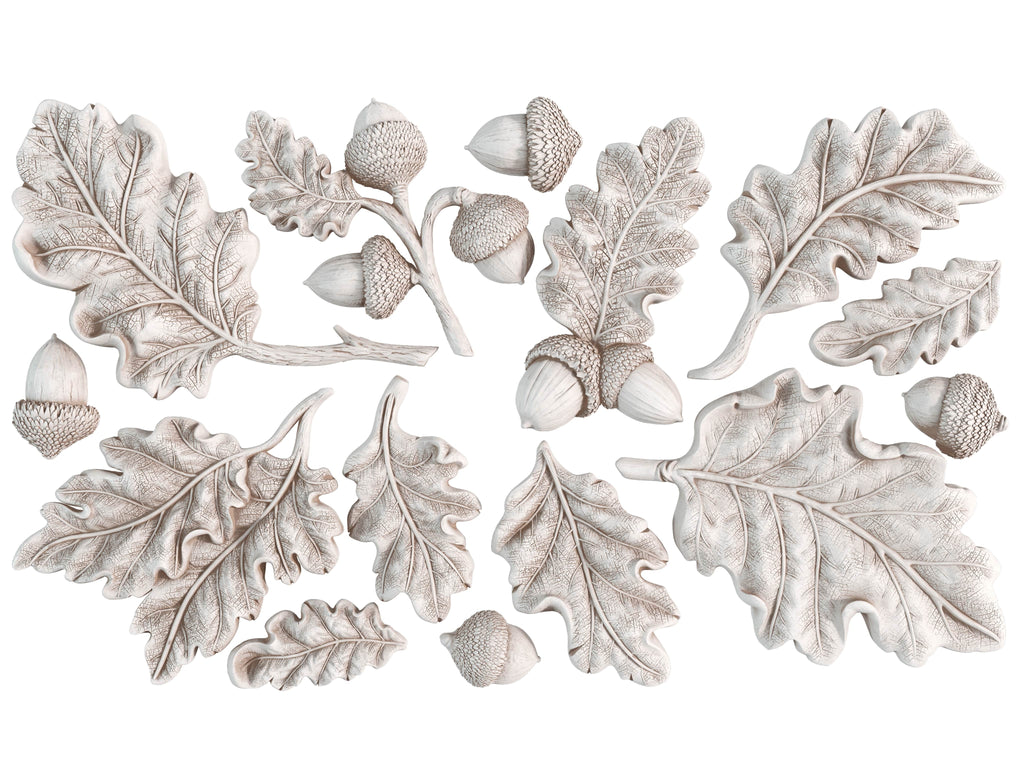 Oak Leaves & Acorns IOD mould 6x10