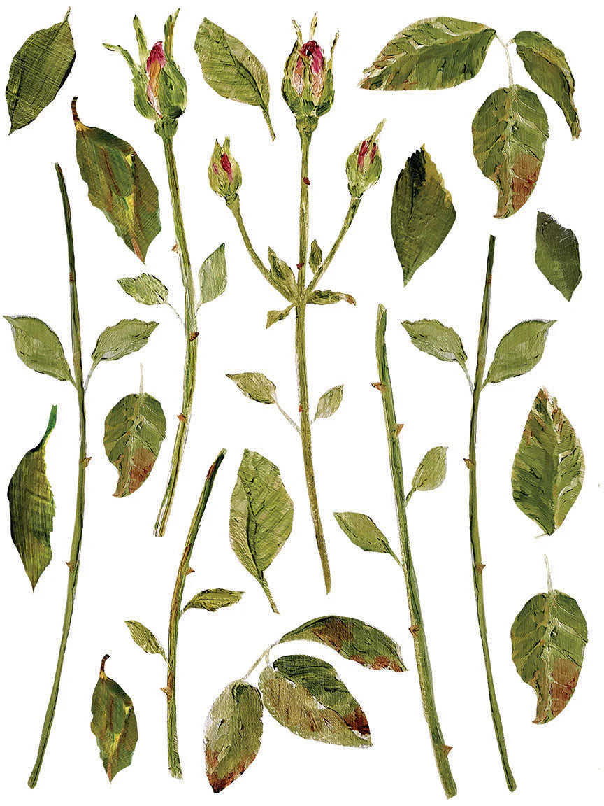 Painterly Florals IOD Transfer Pad 12x16