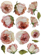 Painterly Florals IOD Transfer Pad 12x16