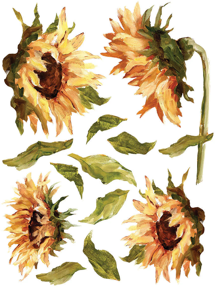Painterly Florals IOD Transfer Pad 12x16