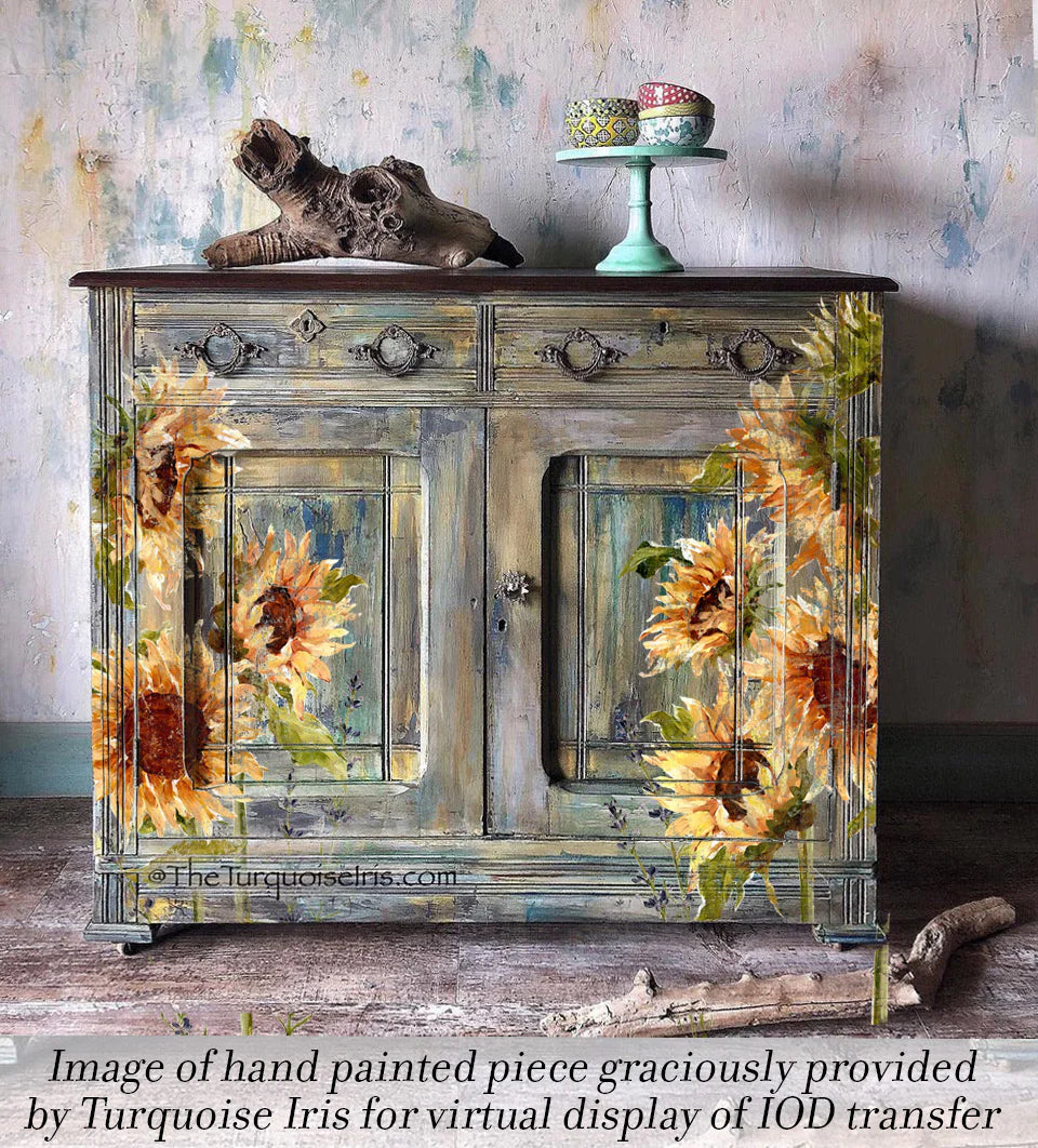 Painterly Florals IOD Transfer Pad 12x16