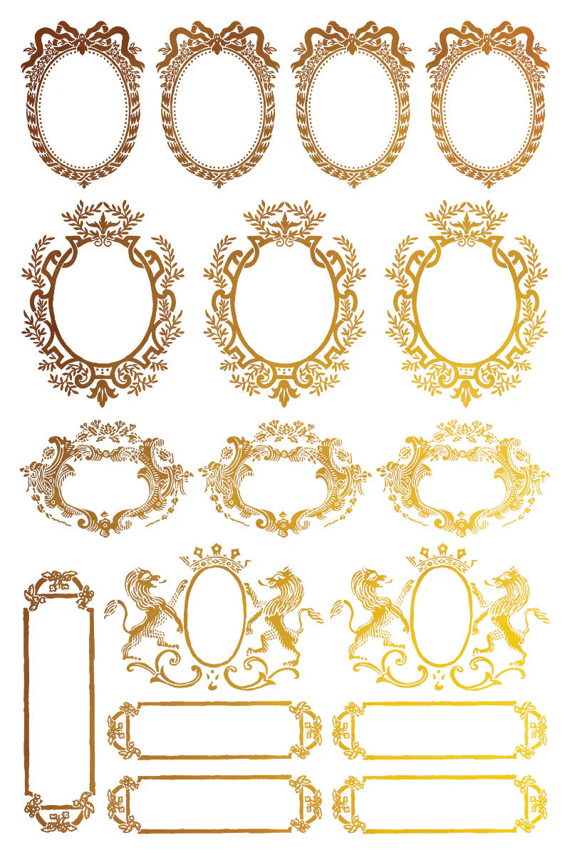 Petits Ornements IOD Foil Transfer 8x12 Pad