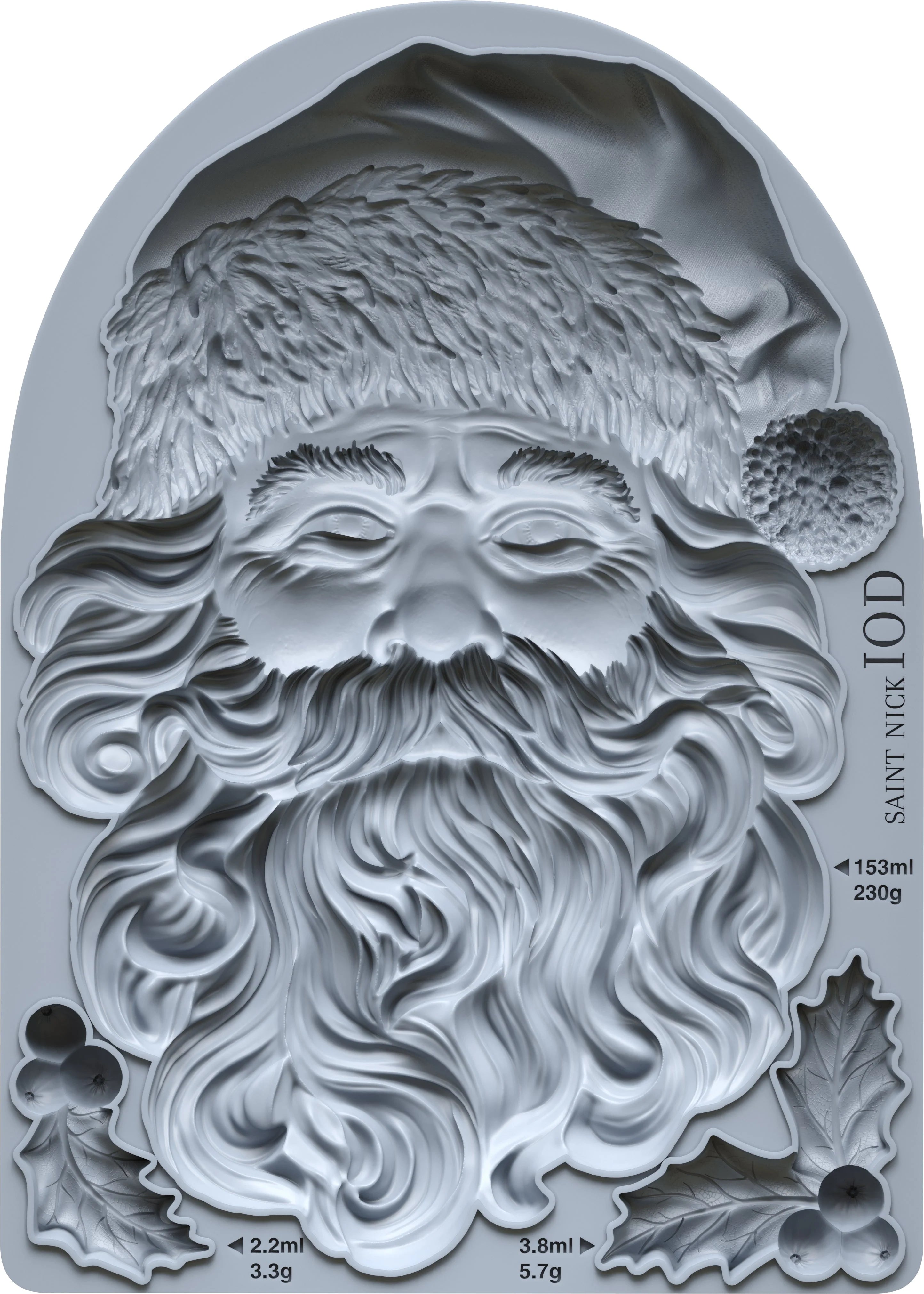 Saint Nick IOD mould 5x7