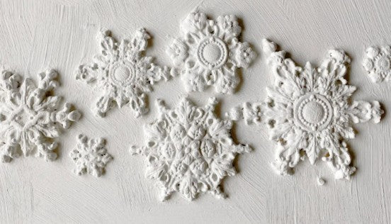 Snowflakes IOD mould 6x10