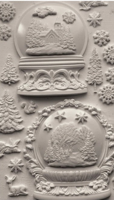 Snow Globes IOD mould 6x10