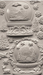 Snow Globes IOD mould 6x10