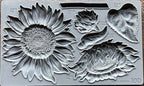 Sunflowers IOD mould 6x10