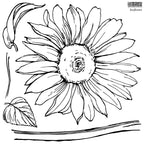 Sunflowers IOD Stamp 12x12 (two sheets)