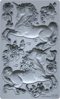 Unicorns IOD mould 6x10