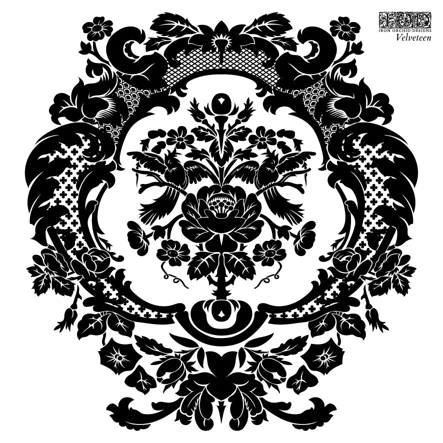 Velveteen IOD Stamp 6x6 (4 sheets - boxed)