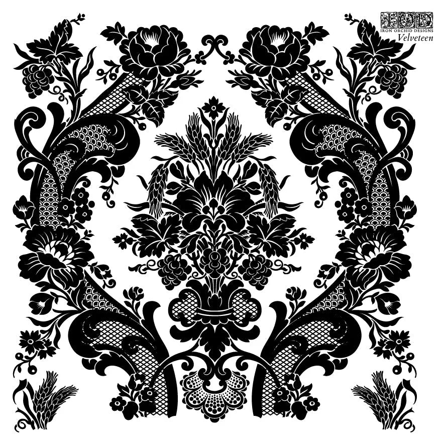 Velveteen IOD Stamp 6x6 (4 sheets - boxed)