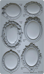 Vintage Brooches IOD mould 6x10
