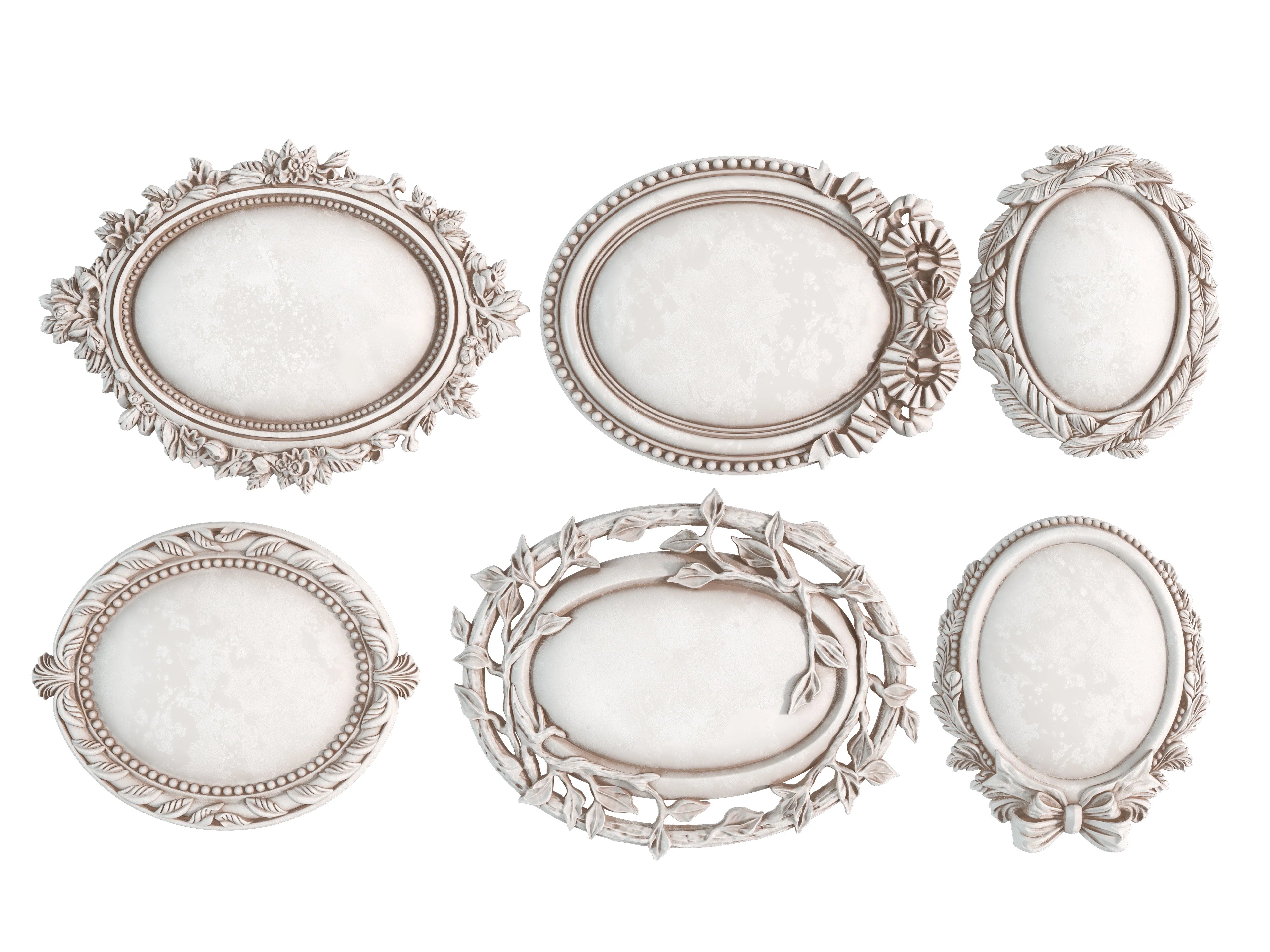 Vintage Brooches IOD mould 6x10