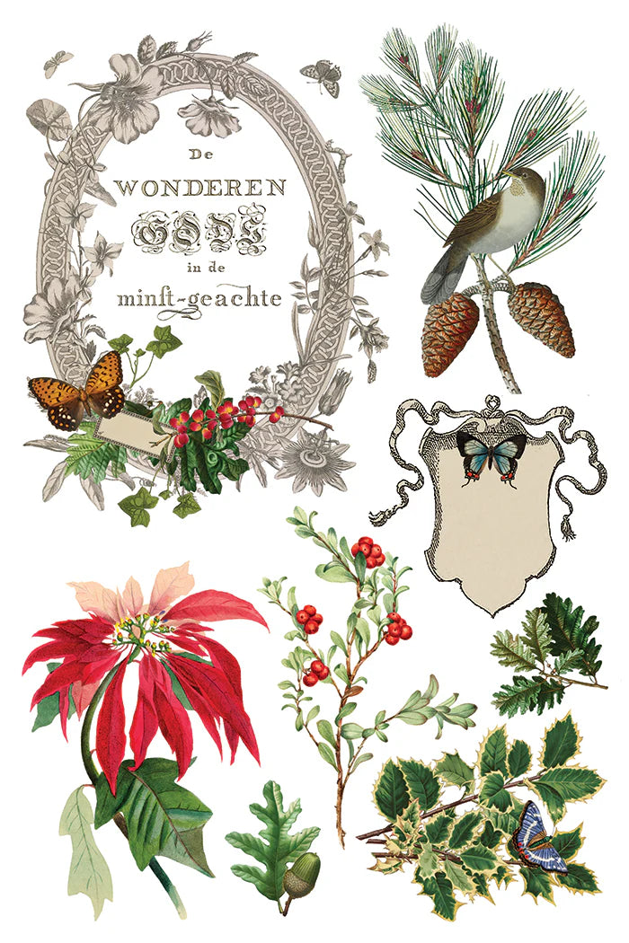 Winter Botanist IOD Transfer Pad 8x12