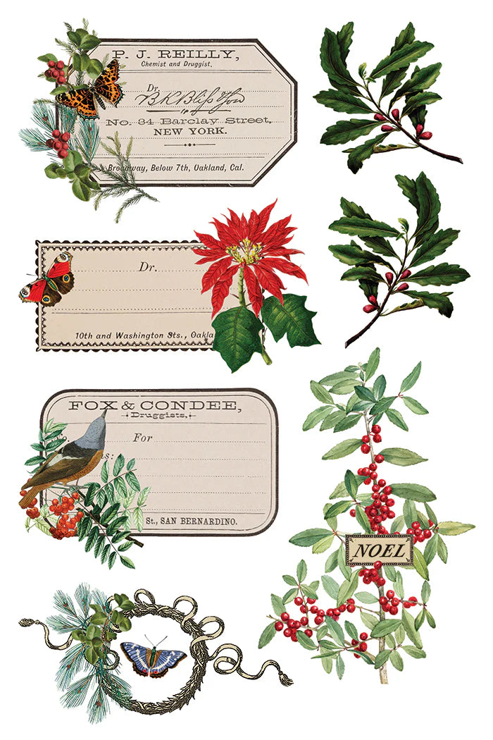Winter Botanist IOD Transfer Pad 8x12