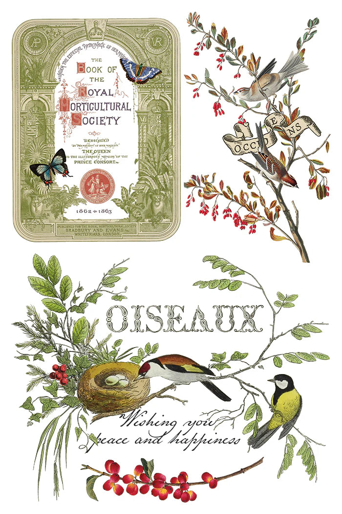 Winter Botanist IOD Transfer Pad 8x12